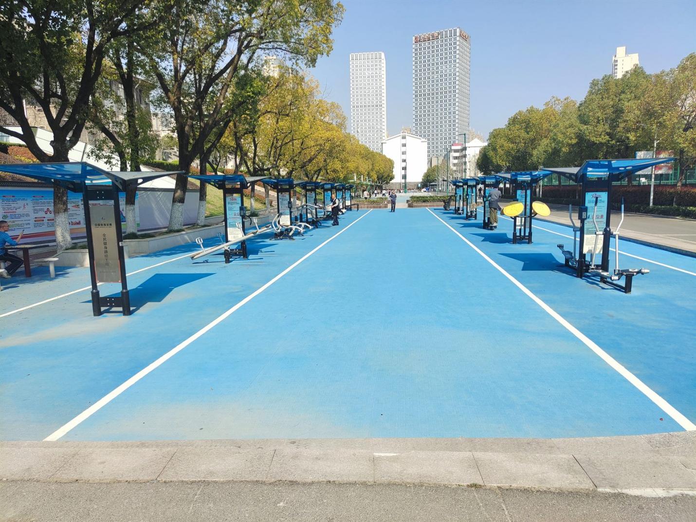 surface zoning and pedestrian movement area.