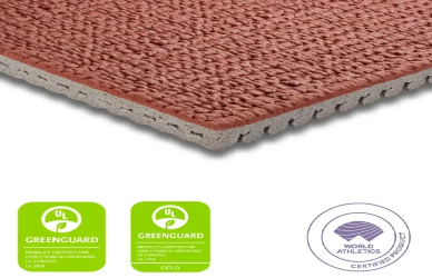 Synthetic running track