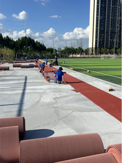 School Prefabricated Rubber Track